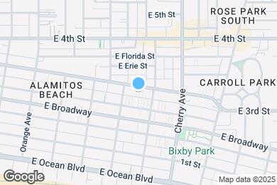 Map image of the property - 1734 E 3rd St