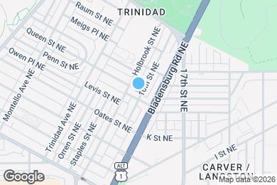 Map image of the property - 1110 16th St NE