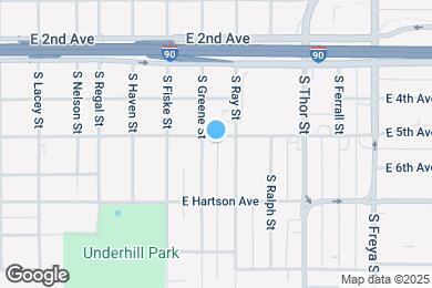 Map image of the property - 3214 E 5th Ave