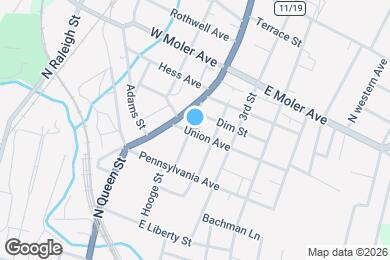 Map image of the property - 703 2nd St