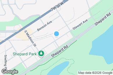 Map image of the property - 2233 Stewart Ave
