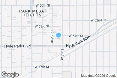 Map image of the property - 6405 8th Ave