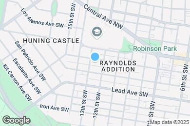 Map image of the property - 1212 Gold Ave SW