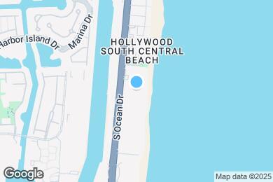 Map image of the property - 2711 S Ocean Dr