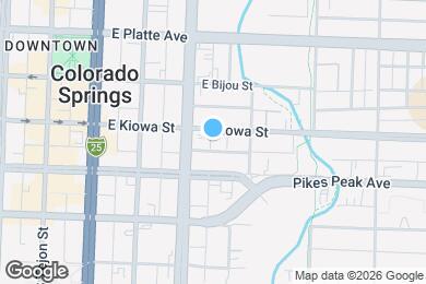 Map image of the property - 417 E Kiowa