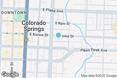 Map image of the property - 417 E Kiowa St