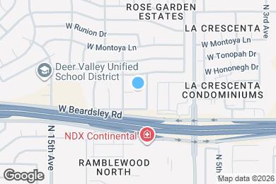 Map image of the property - 1010 W Blackhawk Dr
