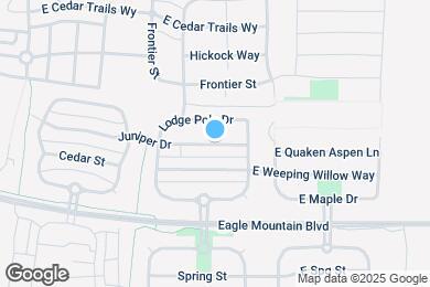 Map image of the property - 2114 Juniper Dr
