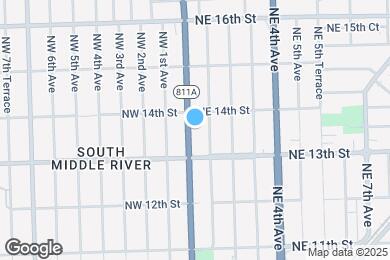 Map image of the property - 1328 N Andrews Ave