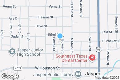 Map image of the property - 433 N Bowie St