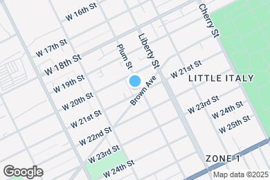 Map image of the property - 906 W 21st St