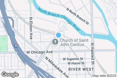 Map image of the property - 1022 W Fry St