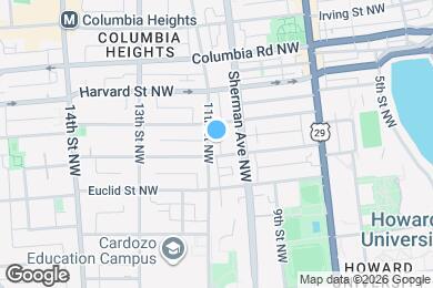 Map image of the property - 2711 11th St NW