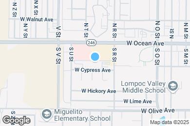 Map image of the property - 1213 W Cypress Ave