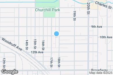 Map image of the property - 2115 10th Ave