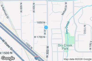 Map image of the property - 1760 N 340 W