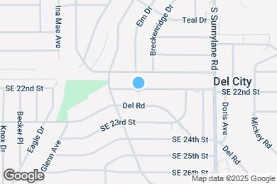 Map image of the property - 3932 SE 22nd St