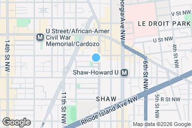 Map image of the property - 1822 9th St NW
