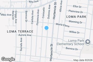 Map image of the property - 227 Dolores Ave