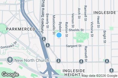Map image of the property - 143 Byxbee St