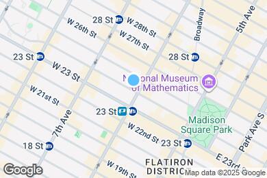 Map image of the property - 101 W 24 St