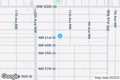 Map image of the property - 1131 NW 61st St