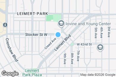 Map image of the property - 4222 Creed Ave