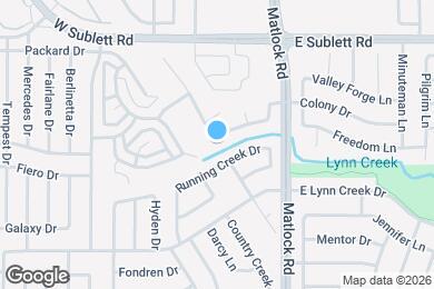 Map image of the property - 736 W Colony Dr