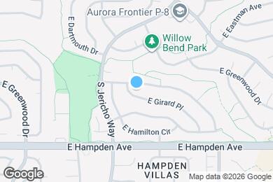 Map image of the property - 20535 E Girard Pl