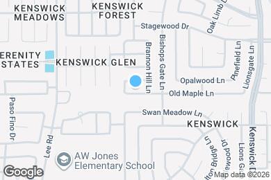Map image of the property - 8127 Old Maple Ln