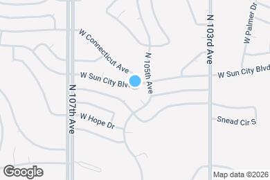 Map image of the property - 10519 W Sun City Blvd