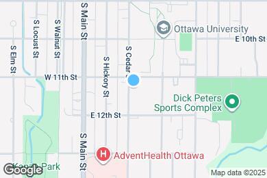 Map image of the property - 1115 S Cedar St
