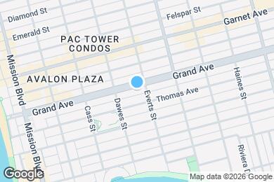 Map image of the property - 1157 Grand Ave