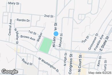 Map image of the property - 82 N Lancaster St