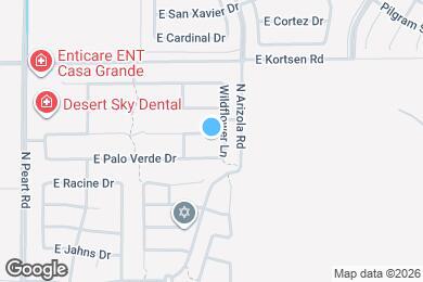 Map image of the property - 1669 E Prickly Pear Pl