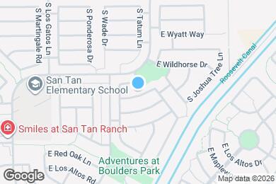 Map image of the property - 3752 E Woodside Way