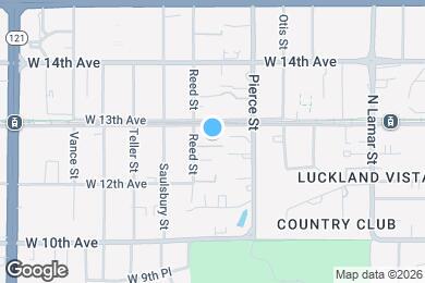 Map image of the property - 1258 Reed St