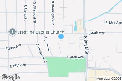 Map image of the property - 4403 S Donald Ct