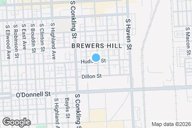 Map image of the property - 3727 Hudson St
