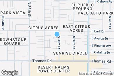 Map image of the property - 3030 N 38th St