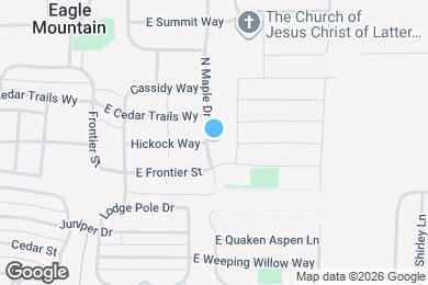 Map image of the property - 4348 N Maple Dr