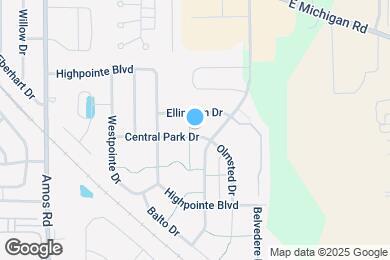 Map image of the property - 1330 Central Park Dr