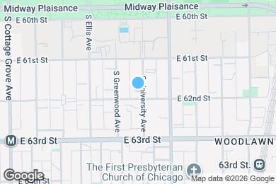Map image of the property - 6150 S University Ave