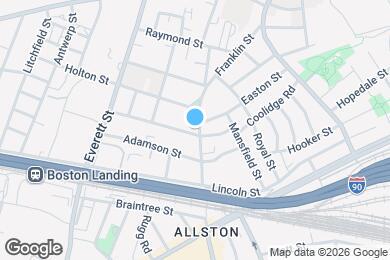 Map image of the property - 84 Franklin St