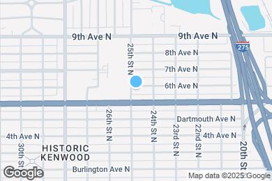 Map image of the property - 2462 6th Ave N