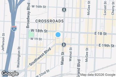Map image of the property - 1819 Baltimore Ave