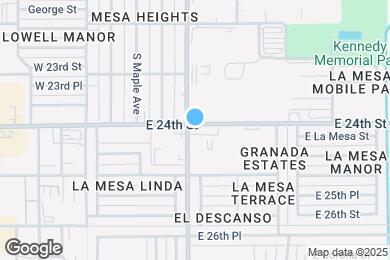 Map image of the property - 651 E 24th St