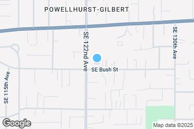 Map image of the property - 12239 SE Bush St
