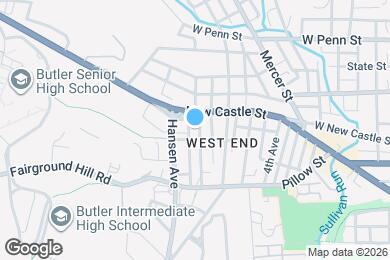 Map image of the property - 105 S 9th Ave