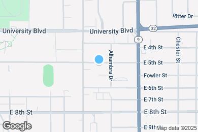 Map image of the property - 1841 E 5th St